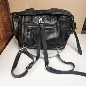 Intrinsic Flair Bag Artsian Leather Tote Purse Convertible Backpack Diaper Bag